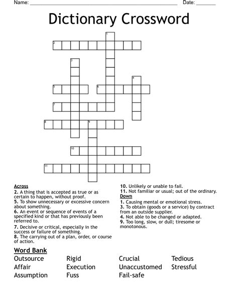 www dictionary com crossword